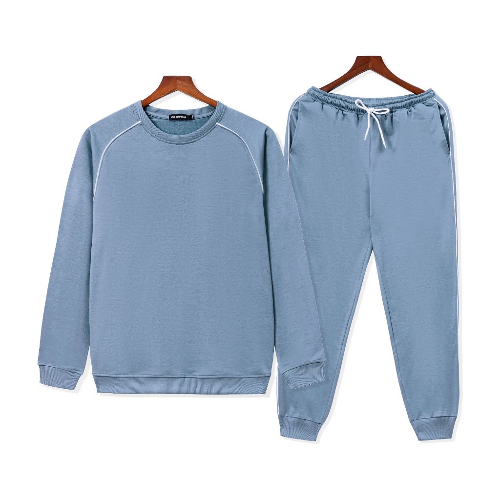Bộ Thể Thao Nam Chất Nỉ Thời Trang Thiết Kế Cao Cấp Màu Sắc Trẻ Trung Năng Động Đen Xám Tím Than Ghi Đậm Xanh Dương