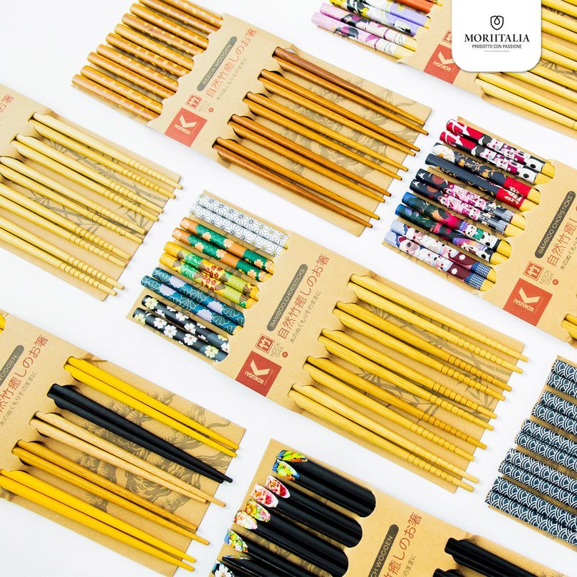 Bộ ĐŨA TRE xuất khẩu Nhật KOKUSAI 5 đôi 22.5cm NDCK - Đũa ăn cơm, Tre tự nhiên, không BPA, kháng khuẩn - Emaki Vietnam