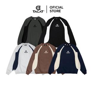 Áo Sweater Nỉ Tacat Phối BASIC Local Brand C6