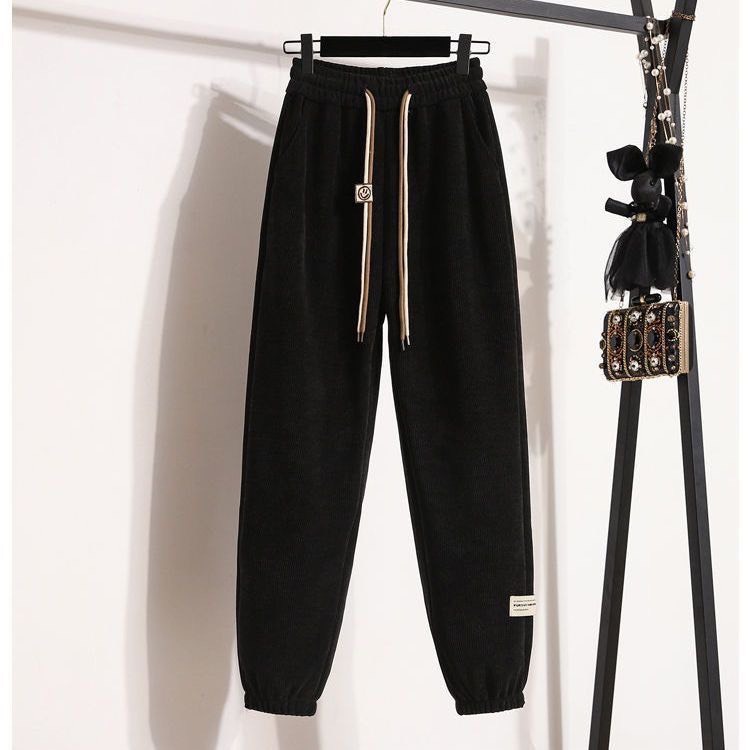 Quần jogger nữ ống suông Cúc Fashion chất dày dặn đi chơi, đi làm phong cách Hàn Quốc quần thun tăm mặt cười Q968