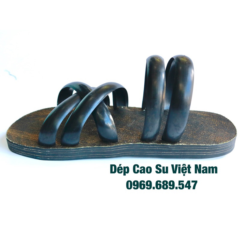 Dép Cao Su Bố Vải Mài 5 Quai Giải Phóng DL1- Dép Cao Su Việt Nam