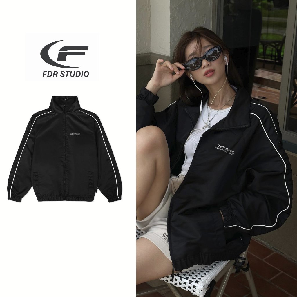 Áo Khoác Gió Unisex Line Jacket Fredo Menswear Local Brand 𝐅𝐫𝐞𝐝𝐨 𝐌𝐞𝐧𝐰𝐞𝐚𝐫