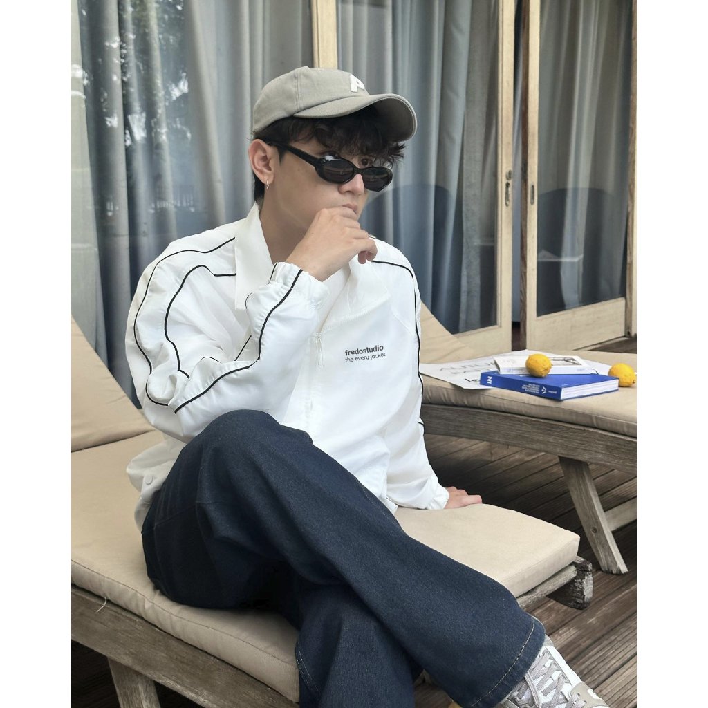 Áo Khoác Gió Unisex Line Jacket Fredo Menswear Local Brand 𝐅𝐫𝐞𝐝𝐨 𝐌𝐞𝐧𝐰𝐞𝐚𝐫