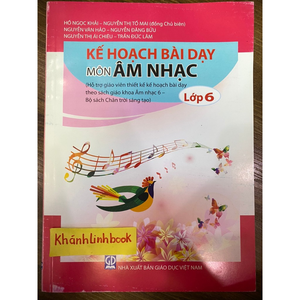 Sách - Kế Hoạch Bài Dạy Môn Âm Nhạc Lớp 6