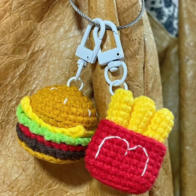 Móc khoá len hình các con thú mini