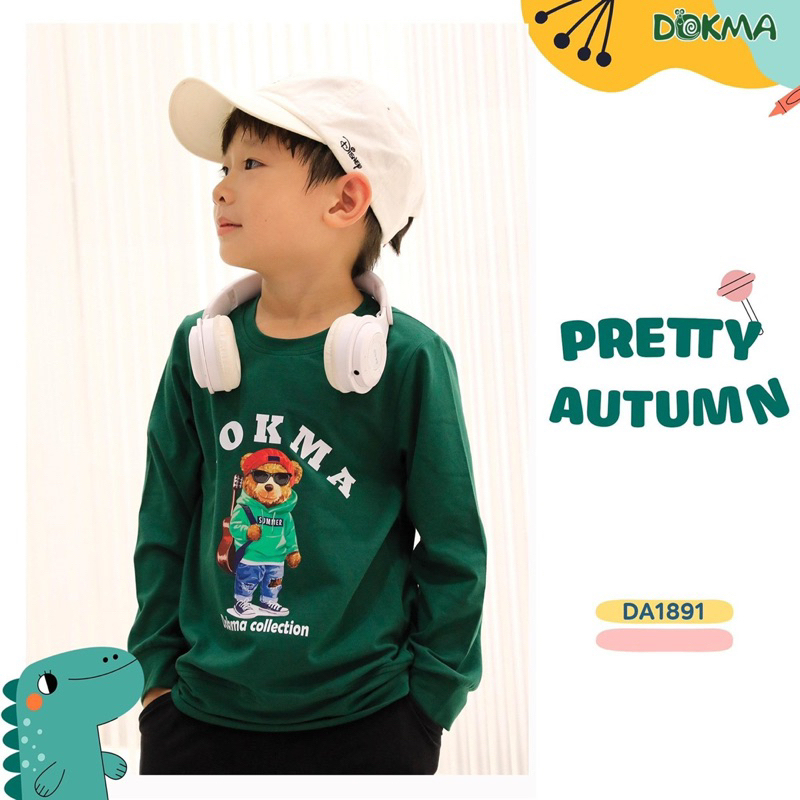 Áo dai tay bé trai DOkma DA1891 cho bé từ 2-6 tuổi