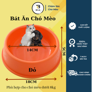 Bát ăn cho chó mèo, chén ăn cho chó tiện dụng và dễ dàng vệ sinh - bila