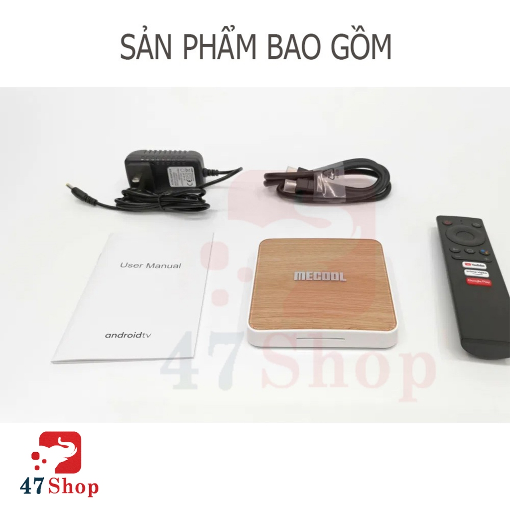Android Box MECOOL KM6 DELUXE, Amlogic S905X4, RAM 4GB, ROM 32GB, Android TV 10