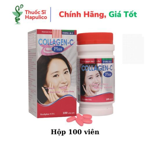 VIÊN UỐNG COLLAGEN C PLUS ( Hộp 100 viên)
