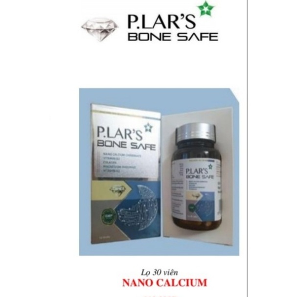 P.LAR'S (plar s) BONE SAFE date t11.25, hộp 30 viên