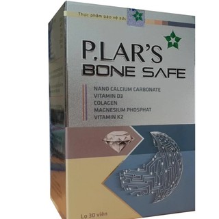 P.LAR'S (plar s) BONE SAFE date t11.25, hộp 30 viên