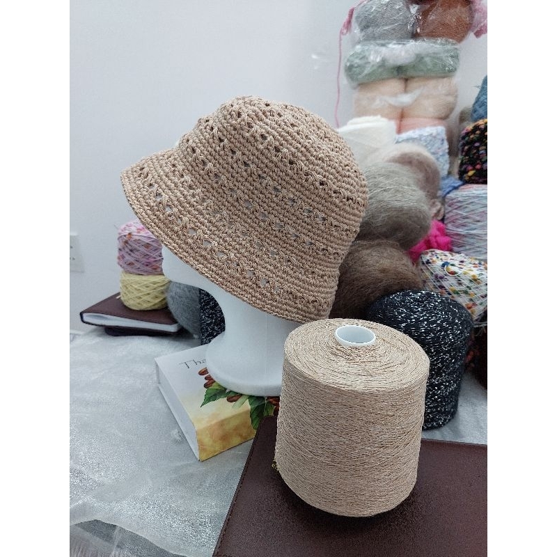 50gr sợi cotton cash, mềm, nhẹ, nhiều tông màu vintage
