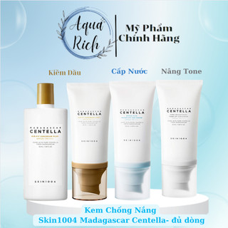 Kem Chống Nắng Skin1004 Madagascar Centella Air Fit Suncream Plus - Light - Hyalu-Cica Water-Fit Sun Serum SPF50/30+ 50m