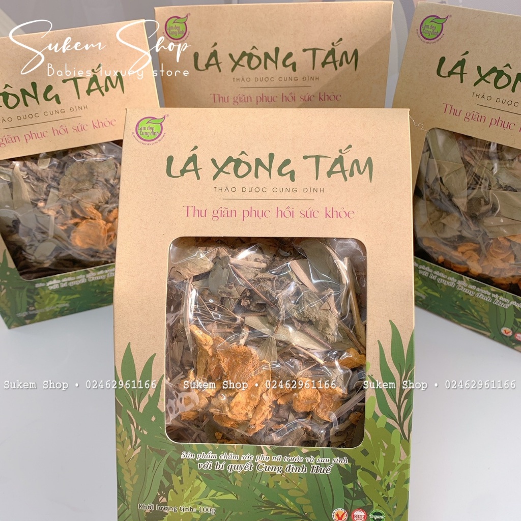 Lá xông tắm giúp thư giãn thành phần thảo dược