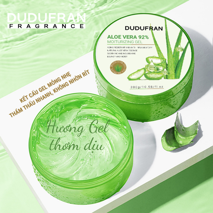 Gel nha đam, gel lô hội ALOE VERA kem dưỡng ẩm DUDUFRAN, phục hồi da, dưỡng ẩm da dầu mụn, da khô đa năng