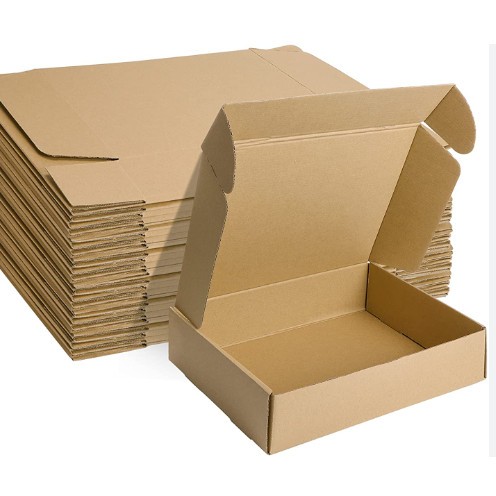 Combo 10 Hộp Carton Nắp Gài Piza 30x25x5 cm