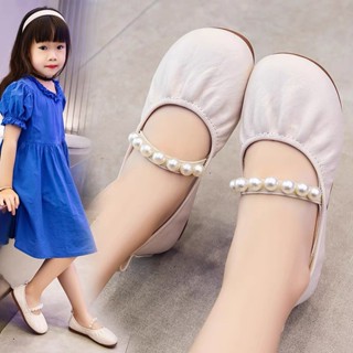 giày búp bê bé gái giày bệt cho bé nhún bèo đính ngọc êm chân điệu đà cho bé từ 1 tuổi có size đại có hộp K99 ( ảnh thật