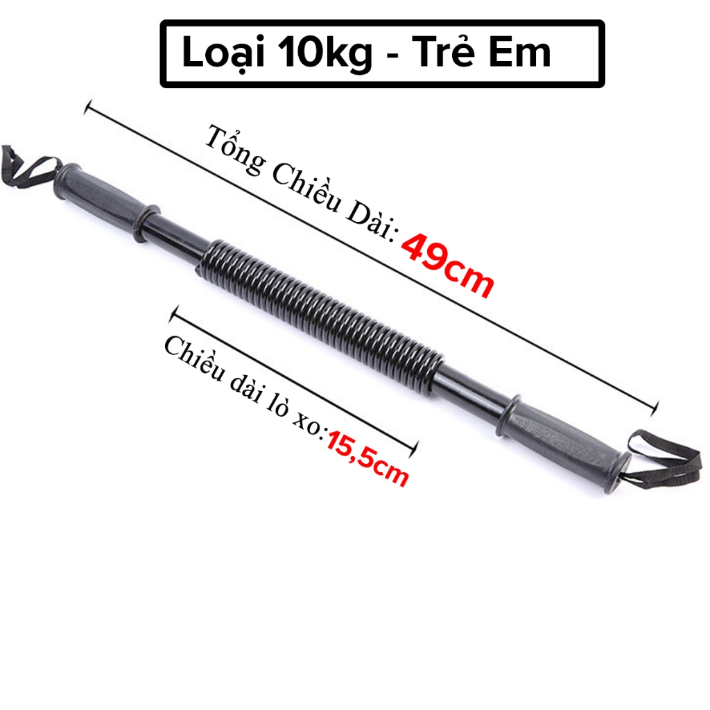 Gậy Bẻ Lò Xo Cho Trẻ Em Kháng Lực Từ 5-10kg Các Bé Từ 5-10 Tuổi Tập Thể Thao Tại Nhà Thanh Lò Xo 5kg 10kg Hãng Amalife