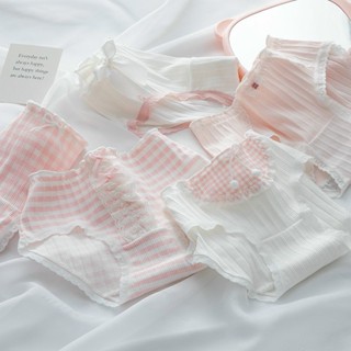 Set 5 quần lót cotton nữ thông hơi kháng khuẩn hút mồ hôi hoạ tiết ngọt ngào dễ thương cute xinh hot hit giá rẻ