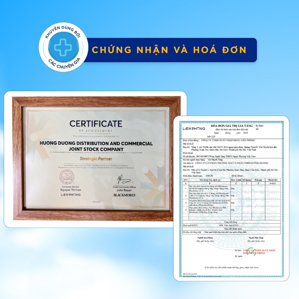 Sữa BLACKMORES  số 1 2 3 - 900gr