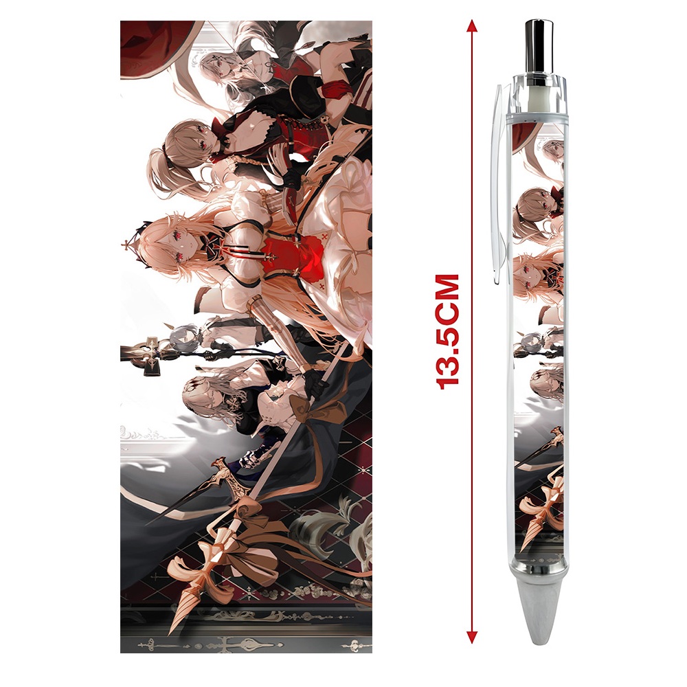 Bút viết In hình Game Azur Lane  - Hình in sắc nét - Bút Gel ngòi 0.5mm by 2D Tộc Shop
