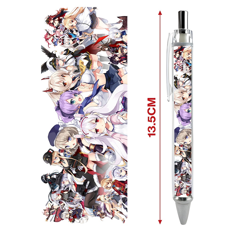 Bút viết In hình Game Azur Lane  - Hình in sắc nét - Bút Gel ngòi 0.5mm by 2D Tộc Shop