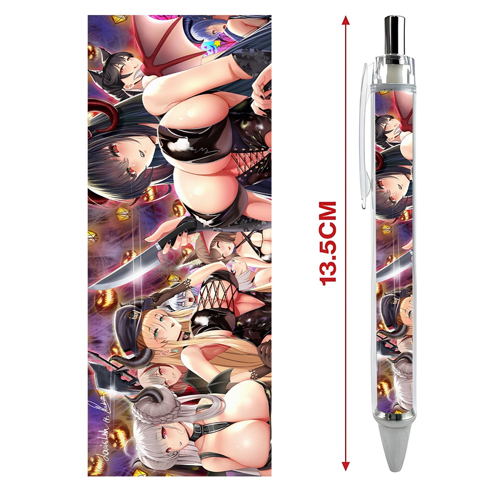 Bút viết In hình Game Azur Lane  - Hình in sắc nét - Bút Gel ngòi 0.5mm by 2D Tộc Shop