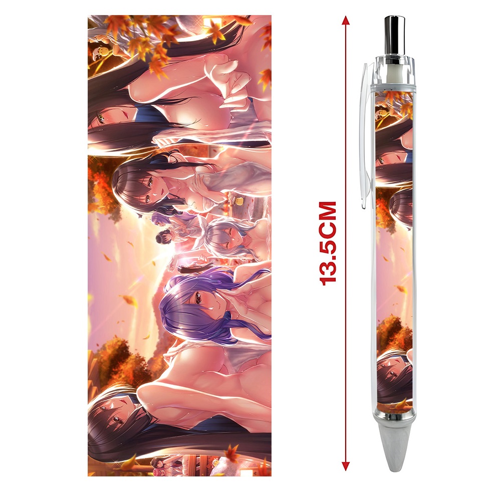 Bút viết In hình Game Azur Lane  - Hình in sắc nét - Bút Gel ngòi 0.5mm by 2D Tộc Shop