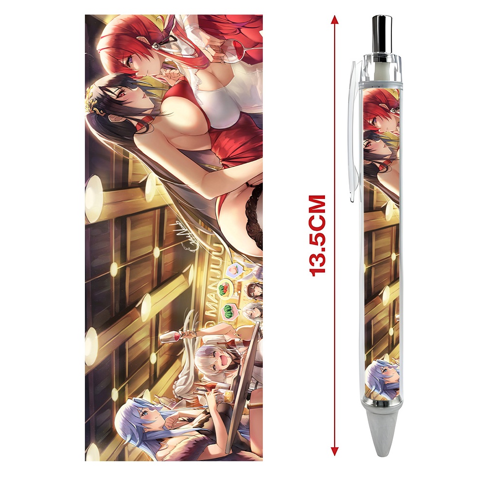 Bút viết In hình Game Azur Lane  - Hình in sắc nét - Bút Gel ngòi 0.5mm by 2D Tộc Shop