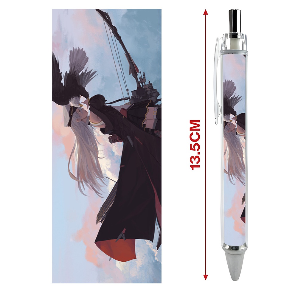 Bút viết In hình Game Azur Lane  - Hình in sắc nét - Bút Gel ngòi 0.5mm by 2D Tộc Shop