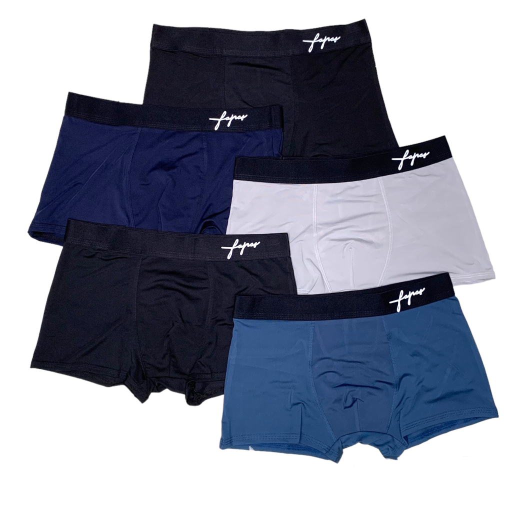 Combo 5 quần sịp nam cao cấp, quần lót nam cotton lạnh co giãn 4 chiều thấm hút mồ hôi kháng khuẩn khử mùi