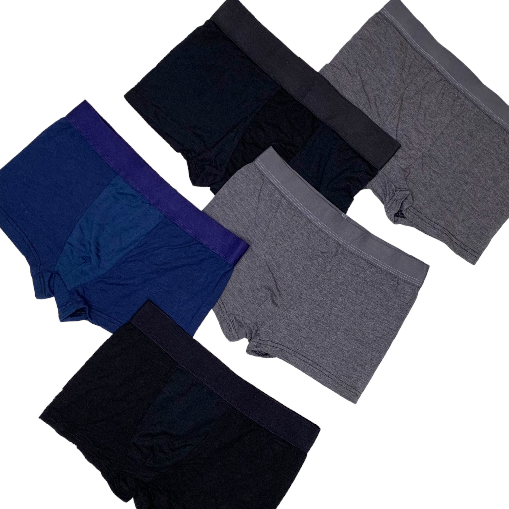 Combo 5 quần sịp nam cao cấp, quần lót nam cotton lạnh co giãn 4 chiều thấm hút mồ hôi kháng khuẩn khử mùi
