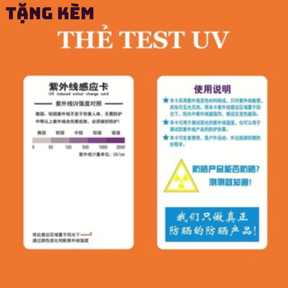 Khẩu Trang Chống 99% Tia UV, khẩu trang chống nắng tiêu chuẩn UPF50+ Unisex nam nữ [Tặng kèm thẻ test UV]