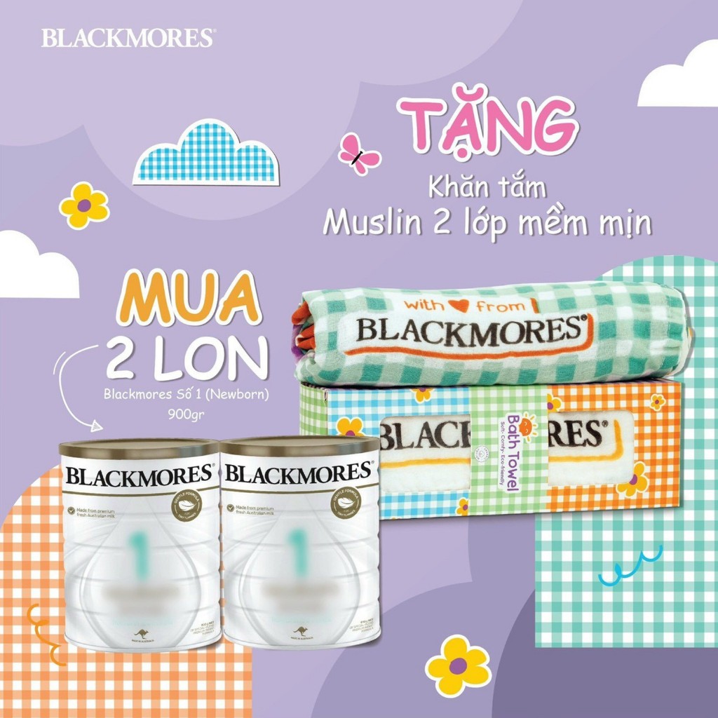 Sữa BLACKMORES  số 1 2 3 - 900gr