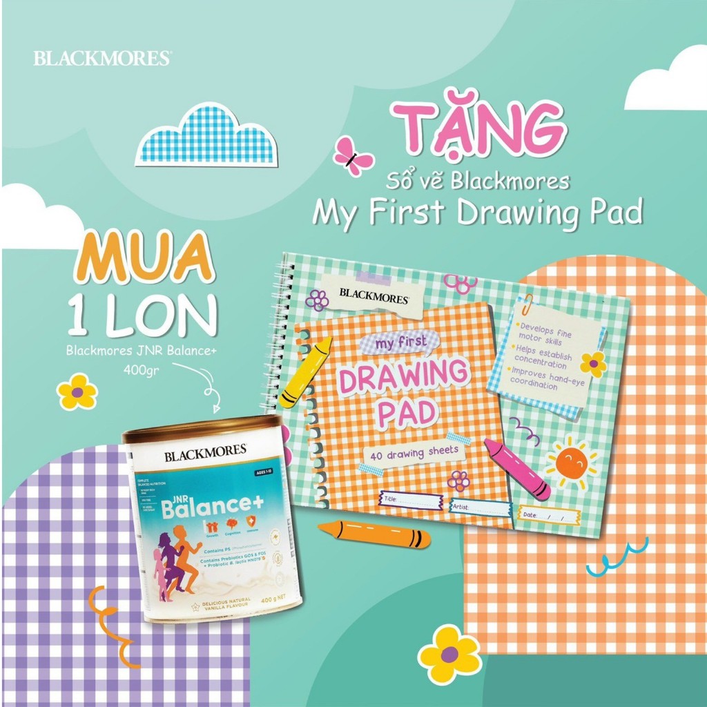 Sữa BLACKMORES  số 1 2 3 - 900gr