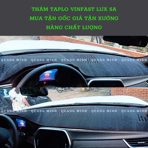 Thảm Taplo Xe Vinfast Lux SA Cao Cấp