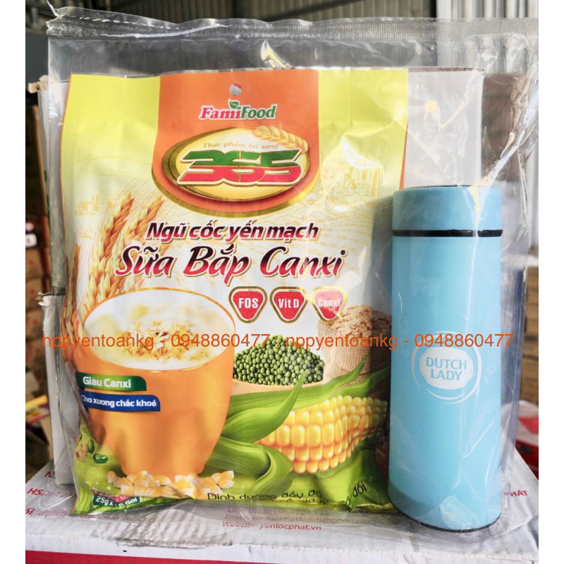 Ngũ cốc yến mạch sữa bắp canxi 365 Famifood bịt 400g