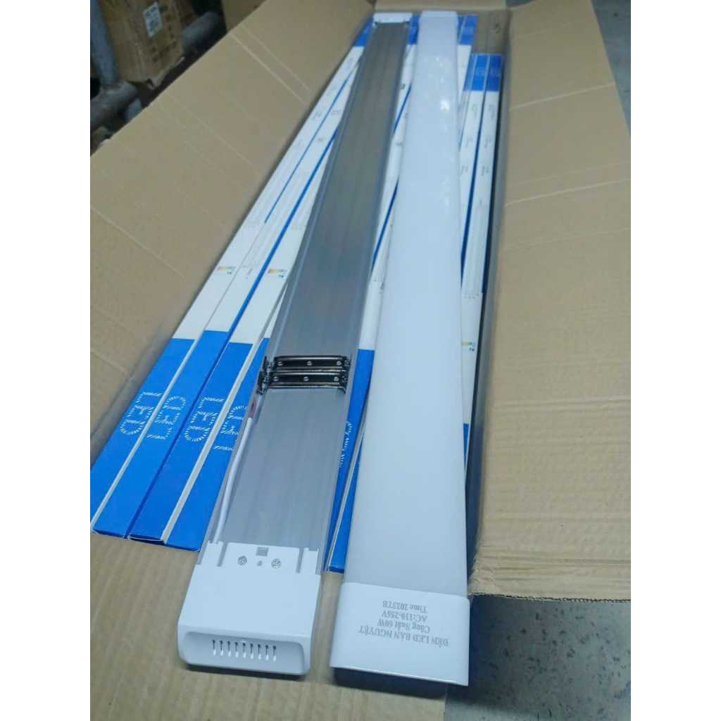 Đèn Led Dài, Bóng Tuýp 40W, 60W, Dài 1,2m Ánh Sáng Trắng Siêu Sáng, Bóng Led Dài, Đèn Tuýp LED Liền Máng