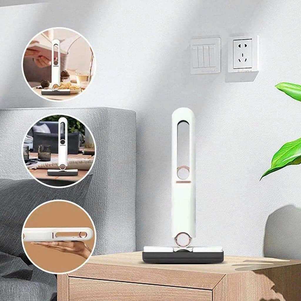 Cây Lau Tự Vắt Mini Cầm Tay, Cây Lau Kính Lau Bàn Cây Lau Đa Năng Cầm Tay Gấp Gọn