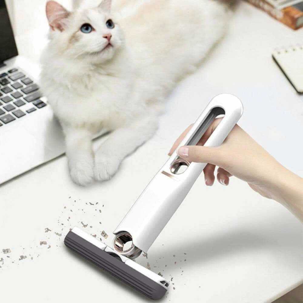 Cây Lau Tự Vắt Mini Cầm Tay, Cây Lau Kính Lau Bàn Cây Lau Đa Năng Cầm Tay Gấp Gọn