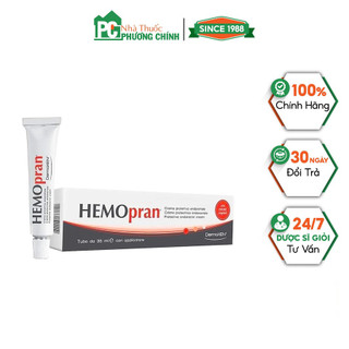 Kem bôi trĩ hemopran cream dùng cho trĩ nội, trĩ ngoại và suy giãn tĩnh mạch