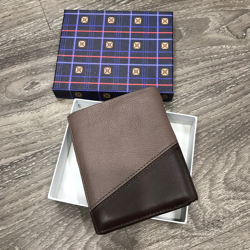 Ví nam da bò cao cấp fullbox da mềm bền đẹp thời thượng làm quà cho bố