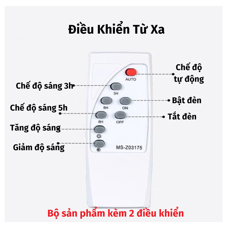 Đèn Năng Lượng Mặt Trời 1400W Nami Pha Led Siêu Sáng Chống Nước IP67