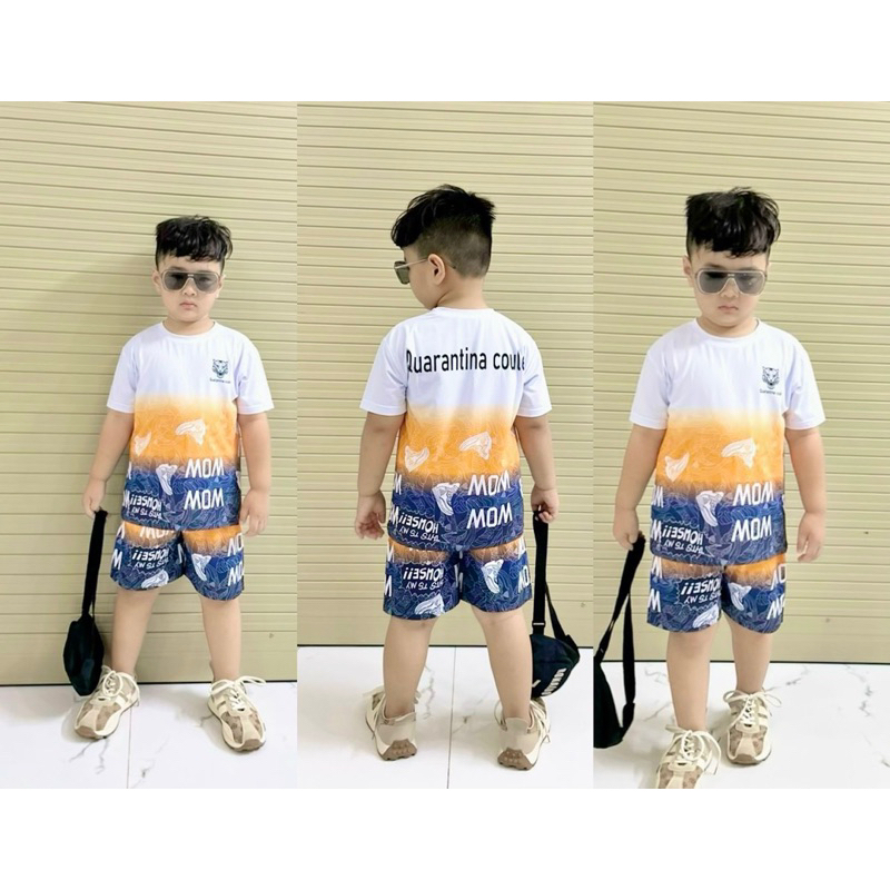 THỜI TRANG TRẺ EM - HOT - HIT ĐỒ BỘ BÉ BÉ TRAI BÉ GÁI đùi 3D HOẠT HÌNH ĐẸP thun lạnh cực iu