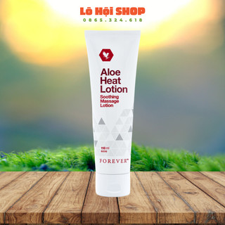 [MẪU MỚI]  Dầu nóng forever Aloe Heat Lotion | dầu nóng 064flp Lô Hội, dạng kem, thể tích 118ml