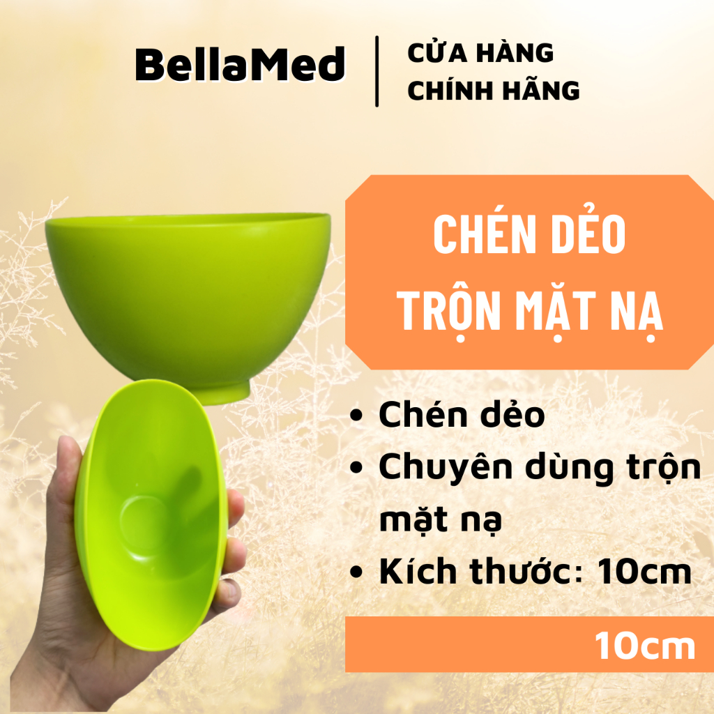 Chén dẻo trộn mặt nạ 10cm