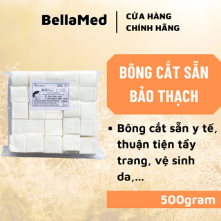 Bông y tế tẩy trang cắt sẵn 500gram