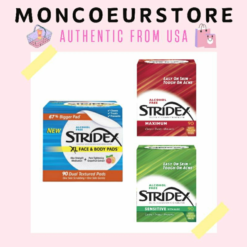 Pad Lau Stridex Body & Face BHA 0.5 - 2%