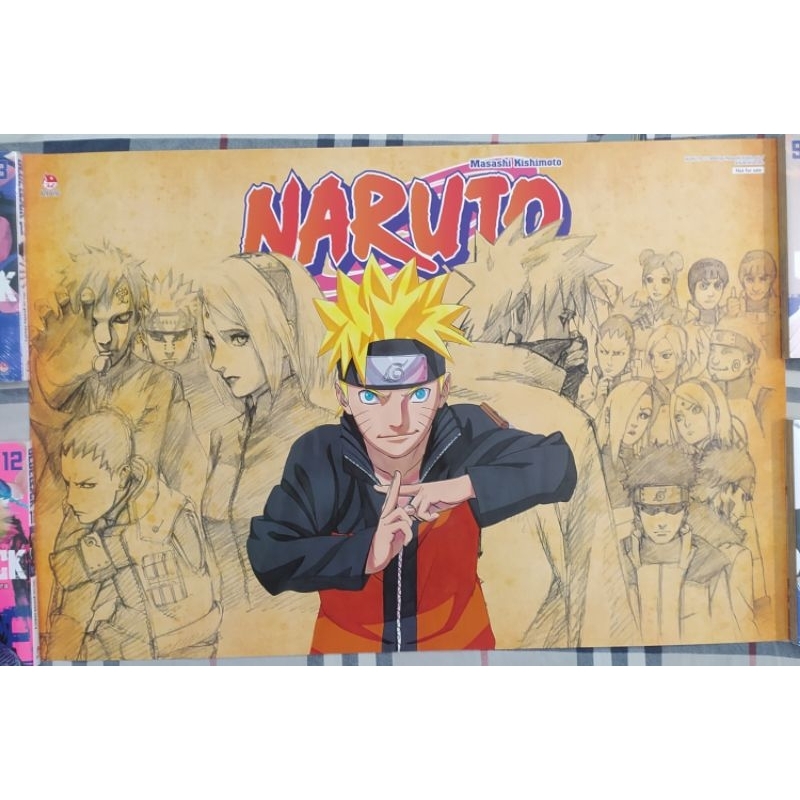 Poster Naruto Off Fes Kim Kèm Ống