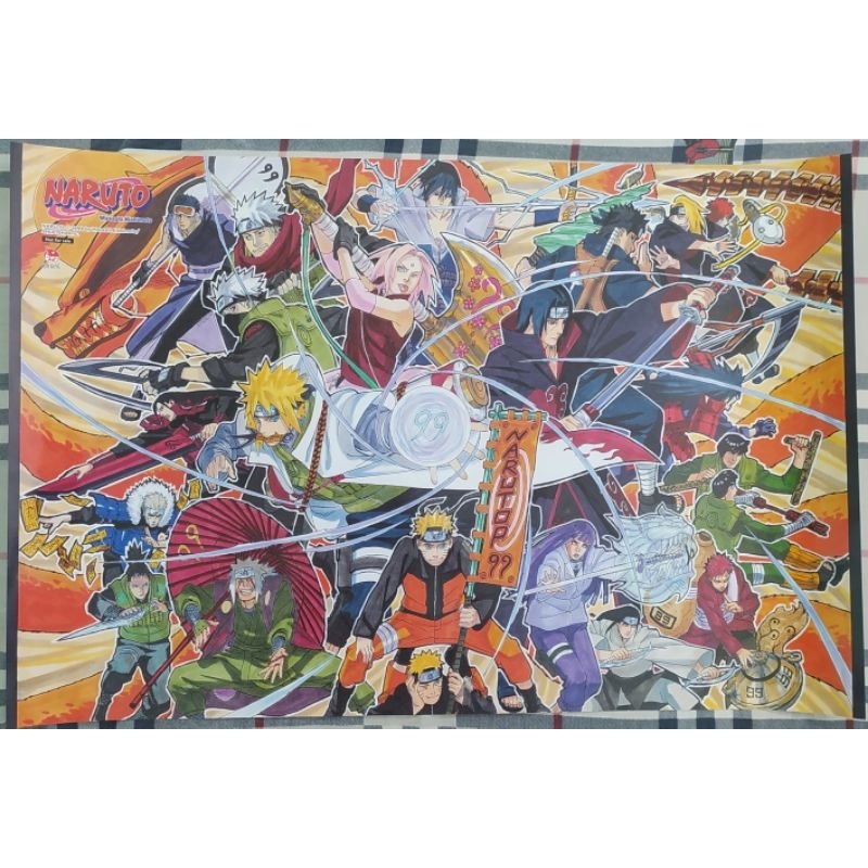 Poster Naruto Độc Quyền Off Fes Kim Kèm Ống